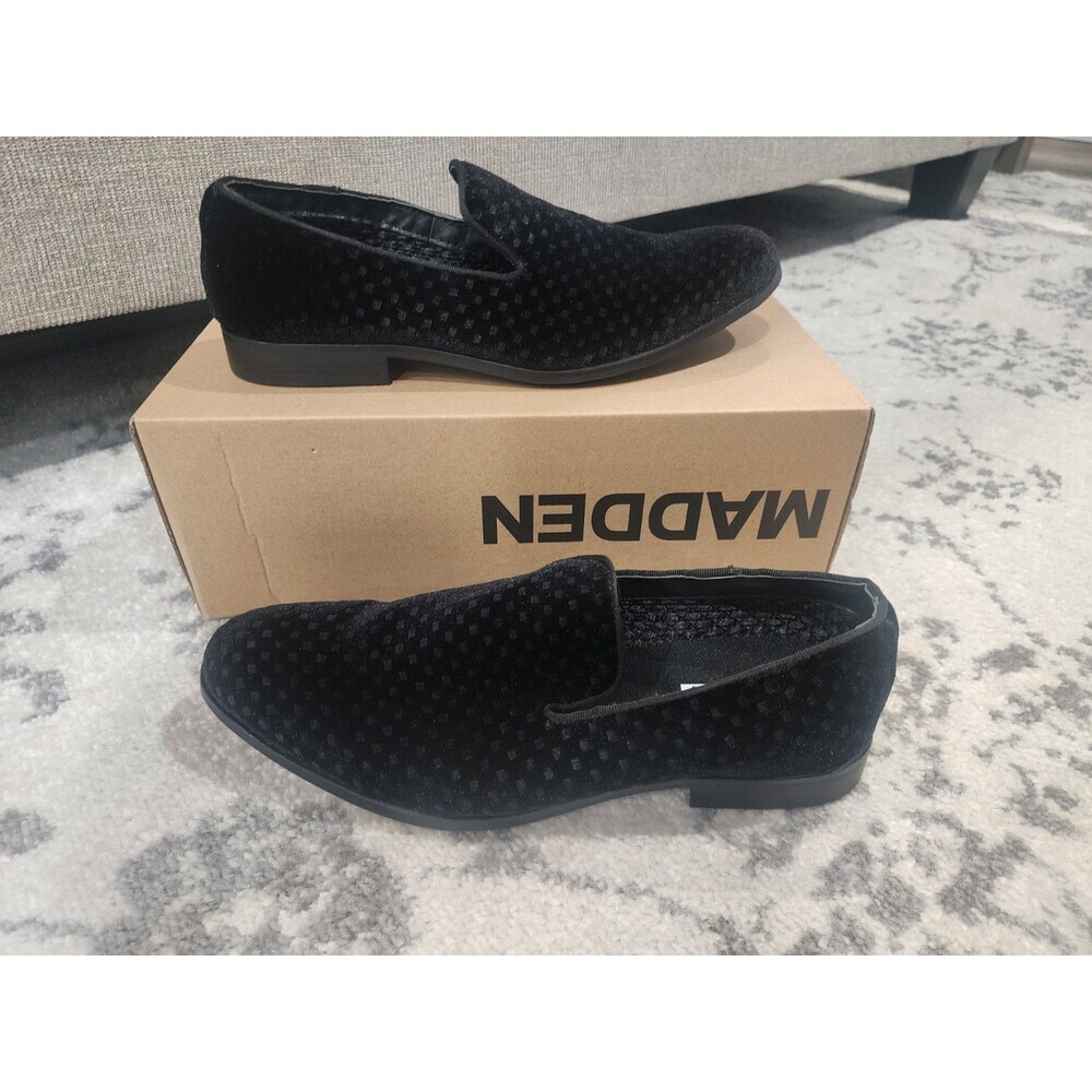 NEW Steve Madden Dakang M-DAKANG Mens Black Loafers & Slip Ons Casual Shoes 8.5